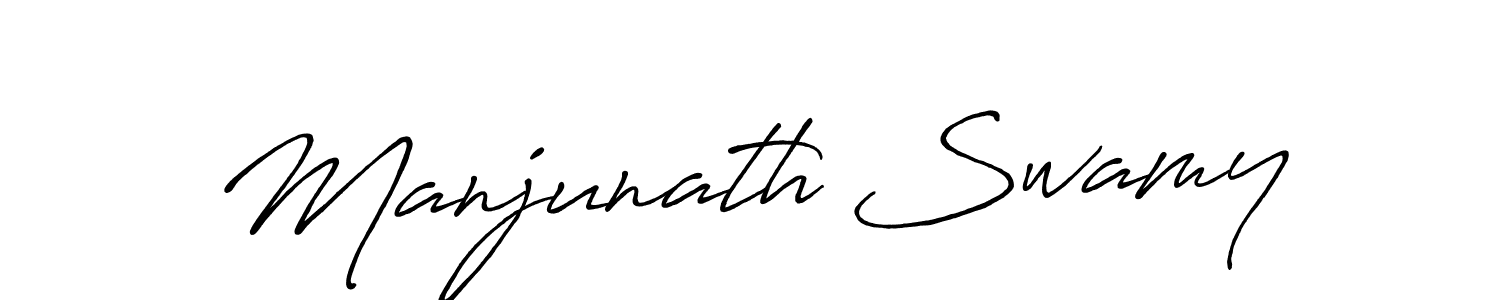 Use a signature maker to create a handwritten signature online. With this signature software, you can design (Antro_Vectra_Bolder) your own signature for name Manjunath Swamy. Manjunath Swamy signature style 7 images and pictures png