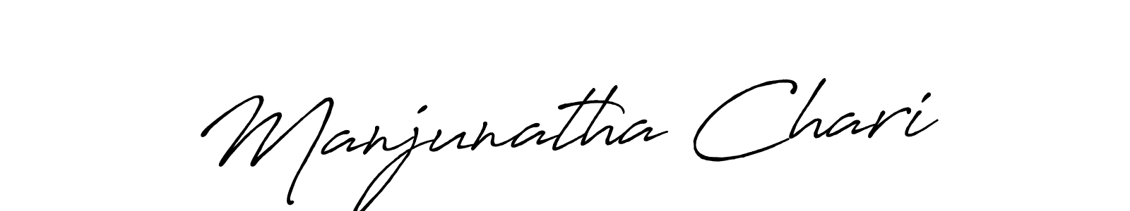 Also You can easily find your signature by using the search form. We will create Manjunatha Chari name handwritten signature images for you free of cost using Antro_Vectra_Bolder sign style. Manjunatha Chari signature style 7 images and pictures png