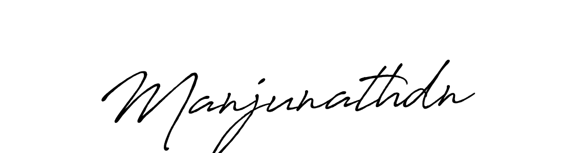 Manjunathdn stylish signature style. Best Handwritten Sign (Antro_Vectra_Bolder) for my name. Handwritten Signature Collection Ideas for my name Manjunathdn. Manjunathdn signature style 7 images and pictures png