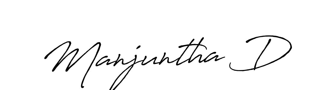 Make a beautiful signature design for name Manjuntha D. Use this online signature maker to create a handwritten signature for free. Manjuntha D signature style 7 images and pictures png