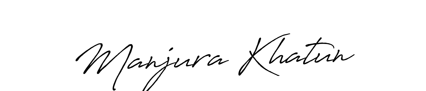 Use a signature maker to create a handwritten signature online. With this signature software, you can design (Antro_Vectra_Bolder) your own signature for name Manjura Khatun. Manjura Khatun signature style 7 images and pictures png