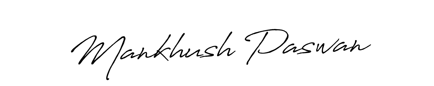 Also we have Mankhush Paswan name is the best signature style. Create professional handwritten signature collection using Antro_Vectra_Bolder autograph style. Mankhush Paswan signature style 7 images and pictures png