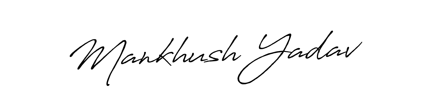 Here are the top 10 professional signature styles for the name Mankhush Yadav. These are the best autograph styles you can use for your name. Mankhush Yadav signature style 7 images and pictures png