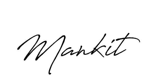 Make a beautiful signature design for name Mankit. With this signature (Antro_Vectra_Bolder) style, you can create a handwritten signature for free. Mankit signature style 7 images and pictures png