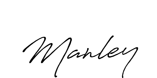 Make a beautiful signature design for name Manley. With this signature (Antro_Vectra_Bolder) style, you can create a handwritten signature for free. Manley signature style 7 images and pictures png