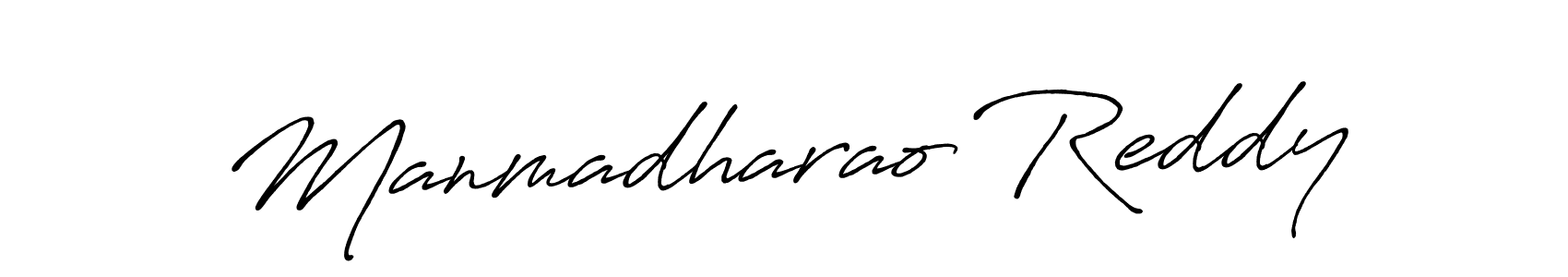 It looks lik you need a new signature style for name Manmadharao Reddy. Design unique handwritten (Antro_Vectra_Bolder) signature with our free signature maker in just a few clicks. Manmadharao Reddy signature style 7 images and pictures png