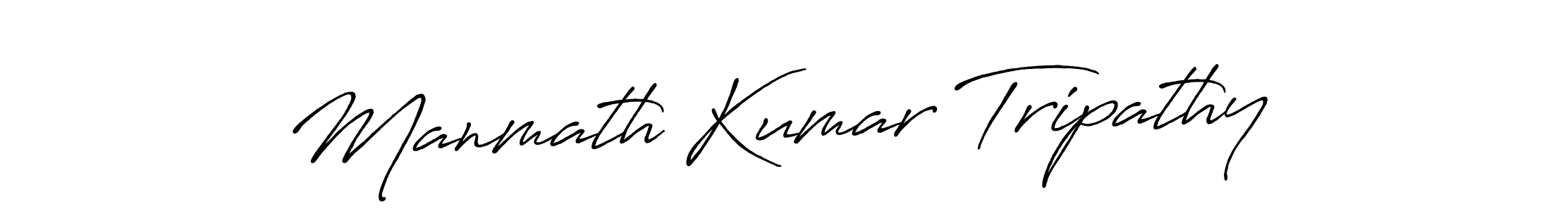 Antro_Vectra_Bolder is a professional signature style that is perfect for those who want to add a touch of class to their signature. It is also a great choice for those who want to make their signature more unique. Get Manmath Kumar Tripathy name to fancy signature for free. Manmath Kumar Tripathy signature style 7 images and pictures png