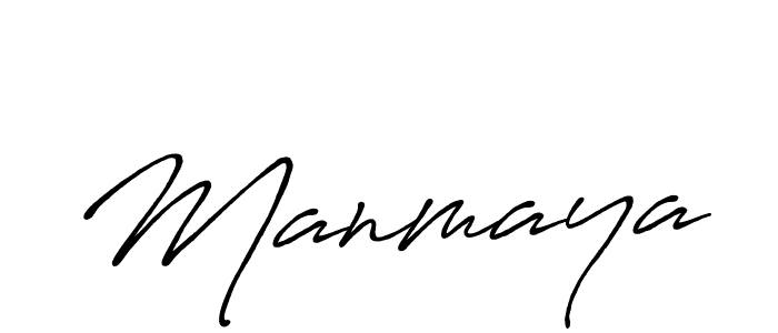 How to make Manmaya name signature. Use Antro_Vectra_Bolder style for creating short signs online. This is the latest handwritten sign. Manmaya signature style 7 images and pictures png