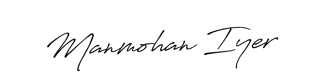 This is the best signature style for the Manmohan Iyer name. Also you like these signature font (Antro_Vectra_Bolder). Mix name signature. Manmohan Iyer signature style 7 images and pictures png