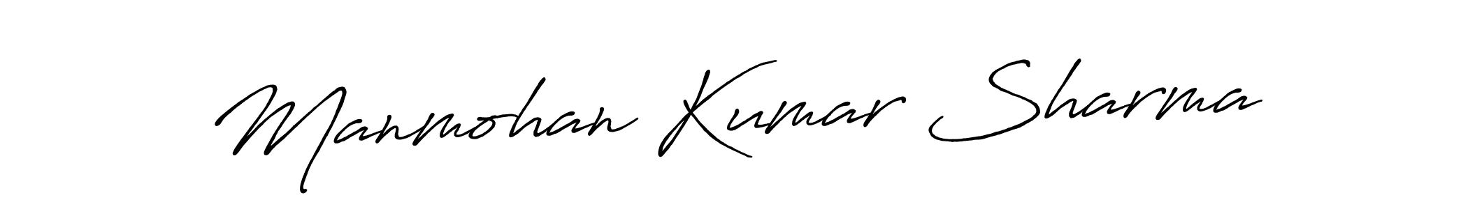 Antro_Vectra_Bolder is a professional signature style that is perfect for those who want to add a touch of class to their signature. It is also a great choice for those who want to make their signature more unique. Get Manmohan Kumar Sharma name to fancy signature for free. Manmohan Kumar Sharma signature style 7 images and pictures png