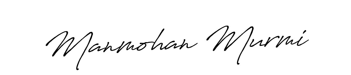 Also we have Manmohan Murmi name is the best signature style. Create professional handwritten signature collection using Antro_Vectra_Bolder autograph style. Manmohan Murmi signature style 7 images and pictures png