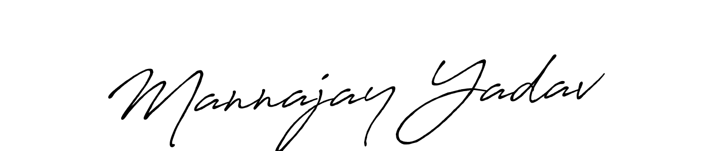 Similarly Antro_Vectra_Bolder is the best handwritten signature design. Signature creator online .You can use it as an online autograph creator for name Mannajay Yadav. Mannajay Yadav signature style 7 images and pictures png