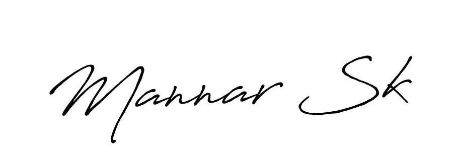 Mannar Sk stylish signature style. Best Handwritten Sign (Antro_Vectra_Bolder) for my name. Handwritten Signature Collection Ideas for my name Mannar Sk. Mannar Sk signature style 7 images and pictures png