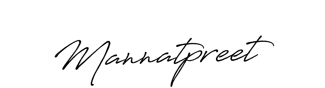 Mannatpreet stylish signature style. Best Handwritten Sign (Antro_Vectra_Bolder) for my name. Handwritten Signature Collection Ideas for my name Mannatpreet. Mannatpreet signature style 7 images and pictures png