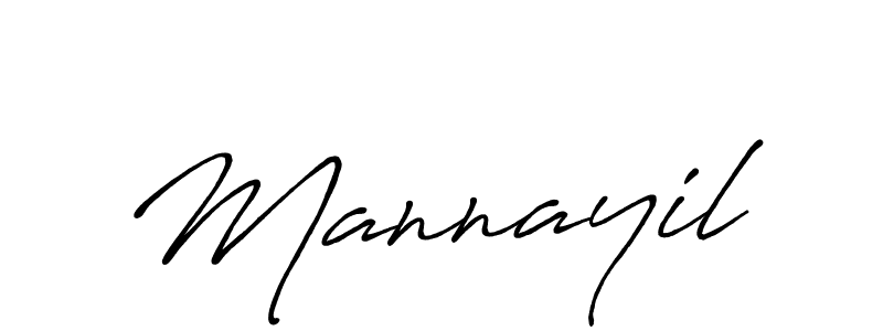 Create a beautiful signature design for name Mannayil. With this signature (Antro_Vectra_Bolder) fonts, you can make a handwritten signature for free. Mannayil signature style 7 images and pictures png