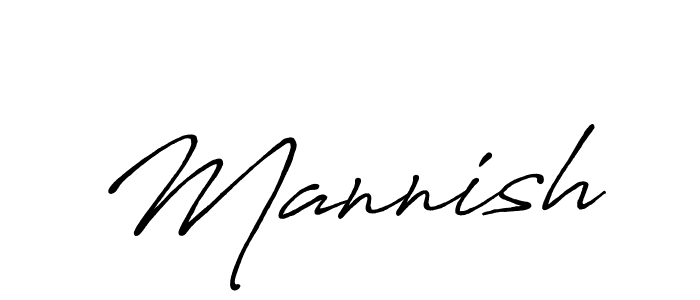 Also we have Mannish name is the best signature style. Create professional handwritten signature collection using Antro_Vectra_Bolder autograph style. Mannish signature style 7 images and pictures png