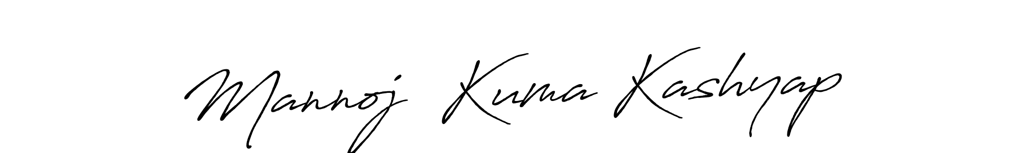 You should practise on your own different ways (Antro_Vectra_Bolder) to write your name (Mannoj  Kuma Kashyap) in signature. don't let someone else do it for you. Mannoj  Kuma Kashyap signature style 7 images and pictures png