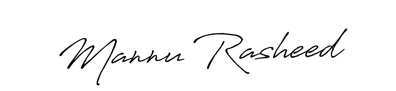 Also You can easily find your signature by using the search form. We will create Mannu Rasheed name handwritten signature images for you free of cost using Antro_Vectra_Bolder sign style. Mannu Rasheed signature style 7 images and pictures png