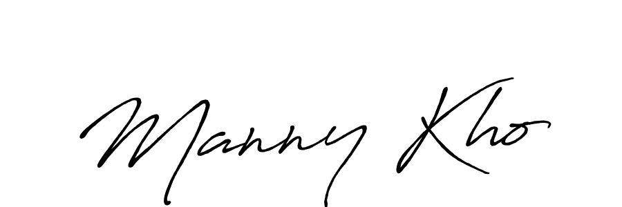 Also You can easily find your signature by using the search form. We will create Manny Kho name handwritten signature images for you free of cost using Antro_Vectra_Bolder sign style. Manny Kho signature style 7 images and pictures png