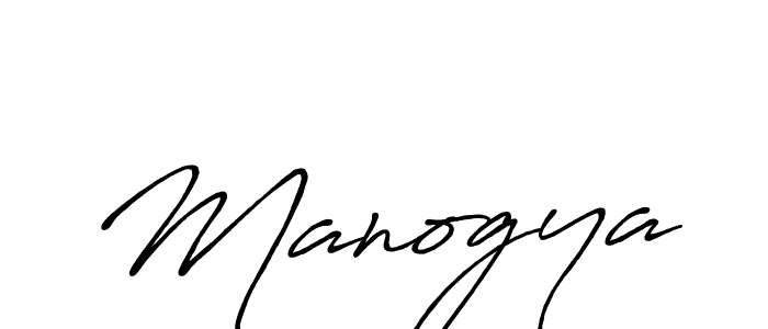 Make a beautiful signature design for name Manogya. With this signature (Antro_Vectra_Bolder) style, you can create a handwritten signature for free. Manogya signature style 7 images and pictures png