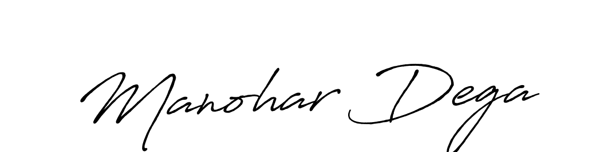 You can use this online signature creator to create a handwritten signature for the name Manohar Dega. This is the best online autograph maker. Manohar Dega signature style 7 images and pictures png