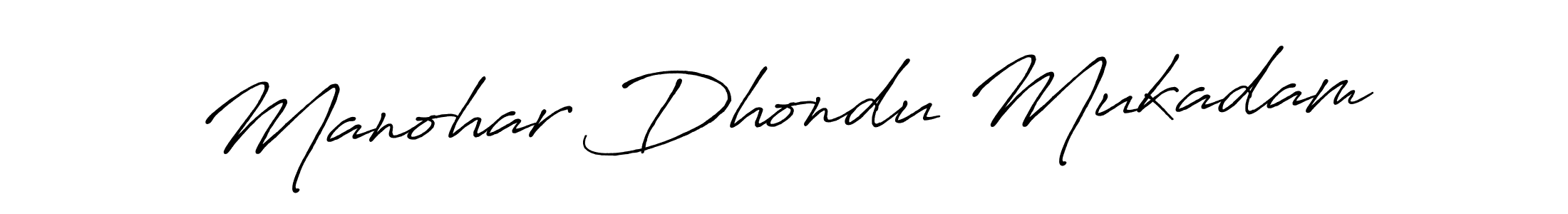 This is the best signature style for the Manohar Dhondu Mukadam name. Also you like these signature font (Antro_Vectra_Bolder). Mix name signature. Manohar Dhondu Mukadam signature style 7 images and pictures png