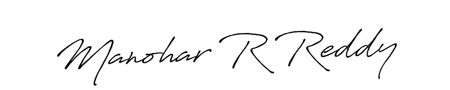 You can use this online signature creator to create a handwritten signature for the name Manohar R Reddy. This is the best online autograph maker. Manohar R Reddy signature style 7 images and pictures png