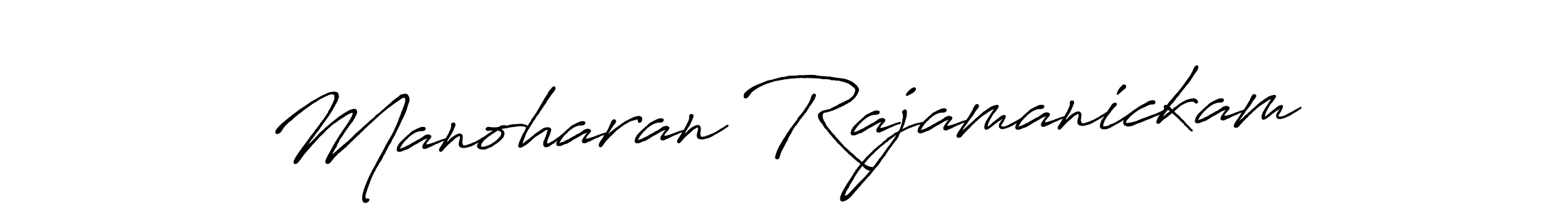 It looks lik you need a new signature style for name Manoharan Rajamanickam. Design unique handwritten (Antro_Vectra_Bolder) signature with our free signature maker in just a few clicks. Manoharan Rajamanickam signature style 7 images and pictures png