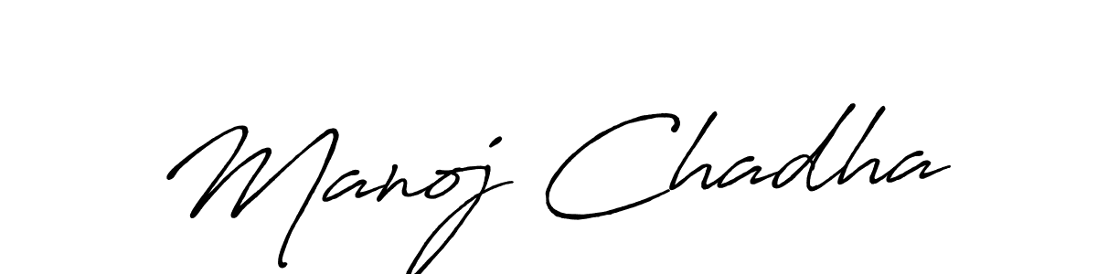 Best and Professional Signature Style for Manoj Chadha. Antro_Vectra_Bolder Best Signature Style Collection. Manoj Chadha signature style 7 images and pictures png