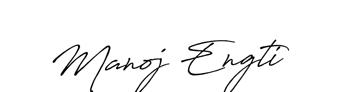 Create a beautiful signature design for name Manoj Engti. With this signature (Antro_Vectra_Bolder) fonts, you can make a handwritten signature for free. Manoj Engti signature style 7 images and pictures png