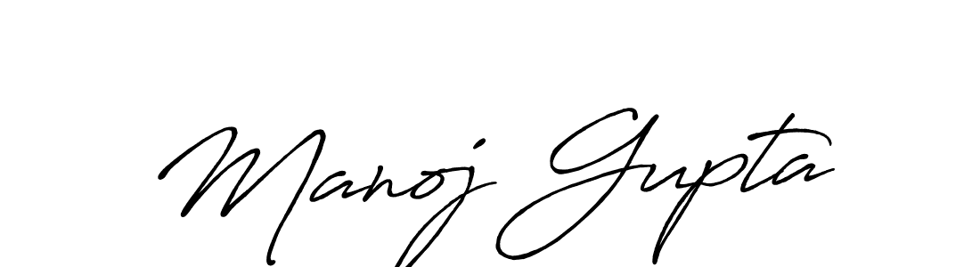 Antro_Vectra_Bolder is a professional signature style that is perfect for those who want to add a touch of class to their signature. It is also a great choice for those who want to make their signature more unique. Get Manoj Gupta name to fancy signature for free. Manoj Gupta signature style 7 images and pictures png