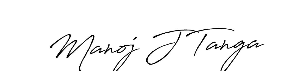 Also You can easily find your signature by using the search form. We will create Manoj J Tanga name handwritten signature images for you free of cost using Antro_Vectra_Bolder sign style. Manoj J Tanga signature style 7 images and pictures png