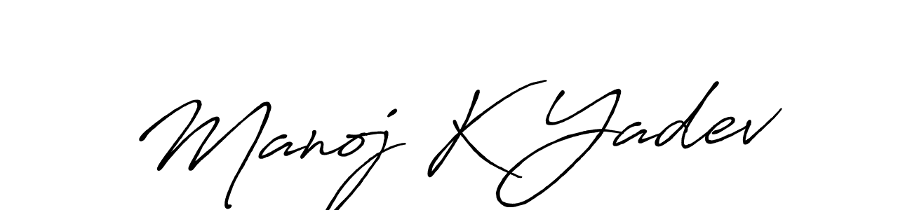 Make a beautiful signature design for name Manoj K Yadev. Use this online signature maker to create a handwritten signature for free. Manoj K Yadev signature style 7 images and pictures png