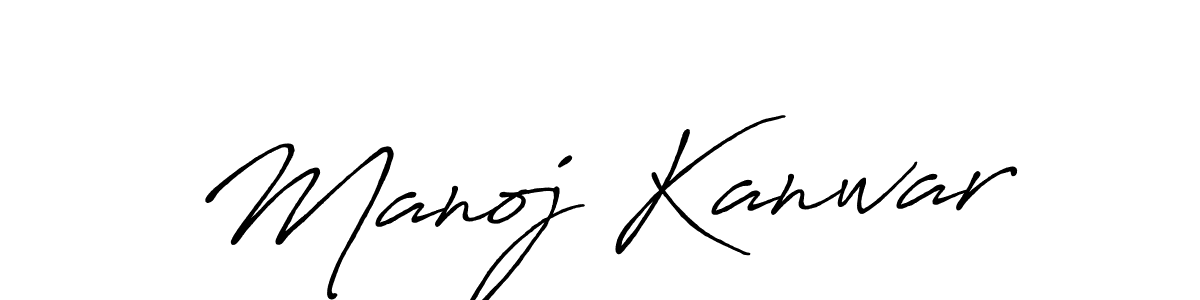 Use a signature maker to create a handwritten signature online. With this signature software, you can design (Antro_Vectra_Bolder) your own signature for name Manoj Kanwar. Manoj Kanwar signature style 7 images and pictures png