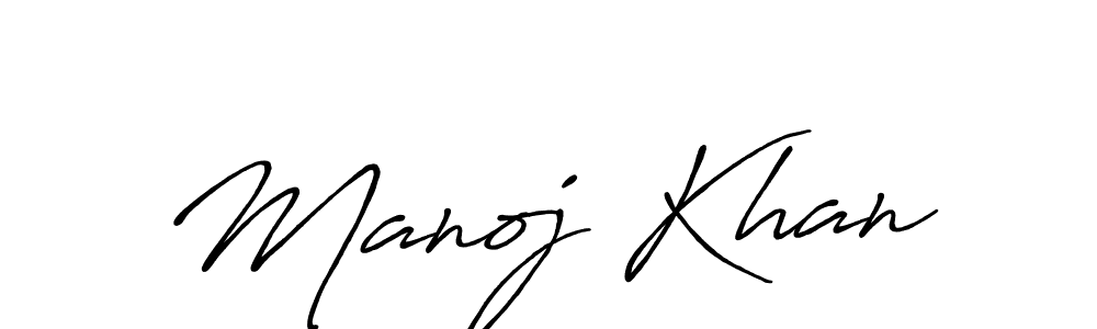 Use a signature maker to create a handwritten signature online. With this signature software, you can design (Antro_Vectra_Bolder) your own signature for name Manoj Khan. Manoj Khan signature style 7 images and pictures png