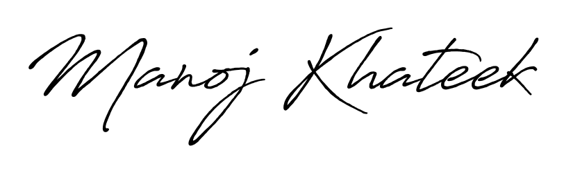 Also we have Manoj Khateek name is the best signature style. Create professional handwritten signature collection using Antro_Vectra_Bolder autograph style. Manoj Khateek signature style 7 images and pictures png