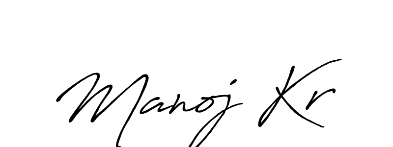 You should practise on your own different ways (Antro_Vectra_Bolder) to write your name (Manoj Kr) in signature. don't let someone else do it for you. Manoj Kr signature style 7 images and pictures png