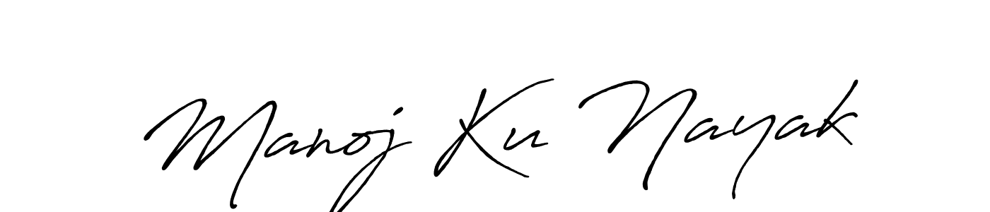Use a signature maker to create a handwritten signature online. With this signature software, you can design (Antro_Vectra_Bolder) your own signature for name Manoj Ku Nayak. Manoj Ku Nayak signature style 7 images and pictures png