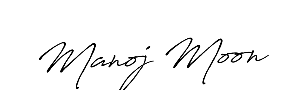 Make a beautiful signature design for name Manoj Moon. Use this online signature maker to create a handwritten signature for free. Manoj Moon signature style 7 images and pictures png