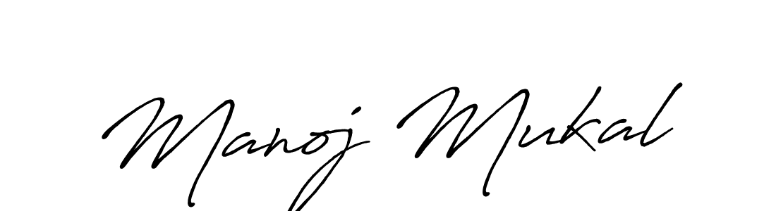 The best way (Antro_Vectra_Bolder) to make a short signature is to pick only two or three words in your name. The name Manoj Mukal include a total of six letters. For converting this name. Manoj Mukal signature style 7 images and pictures png