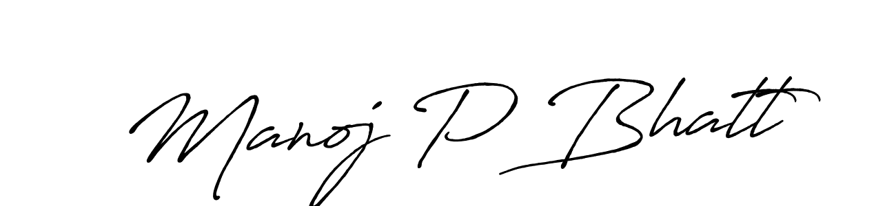 Once you've used our free online signature maker to create your best signature Antro_Vectra_Bolder style, it's time to enjoy all of the benefits that Manoj P Bhatt name signing documents. Manoj P Bhatt signature style 7 images and pictures png