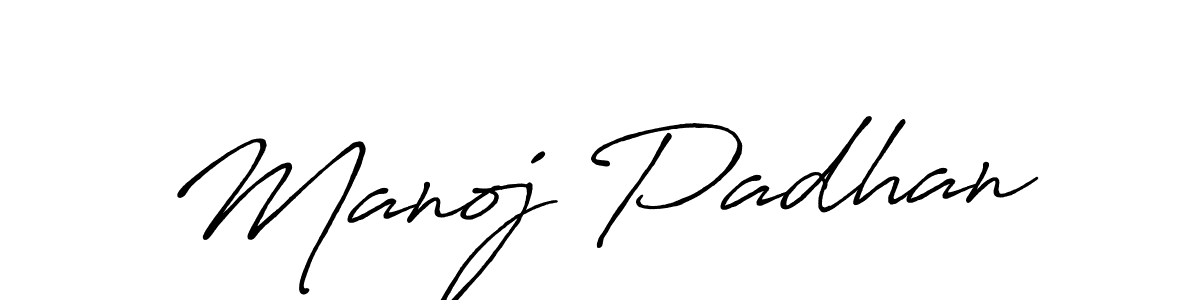 You should practise on your own different ways (Antro_Vectra_Bolder) to write your name (Manoj Padhan) in signature. don't let someone else do it for you. Manoj Padhan signature style 7 images and pictures png