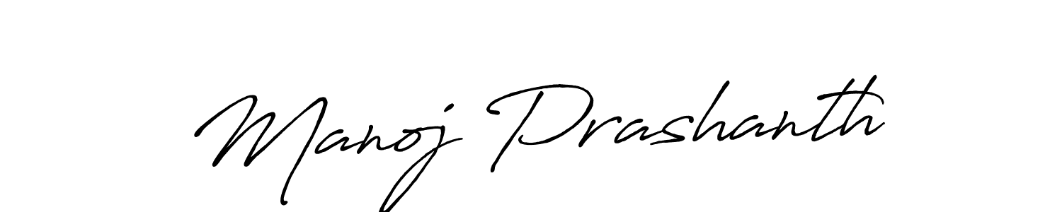 It looks lik you need a new signature style for name Manoj Prashanth. Design unique handwritten (Antro_Vectra_Bolder) signature with our free signature maker in just a few clicks. Manoj Prashanth signature style 7 images and pictures png