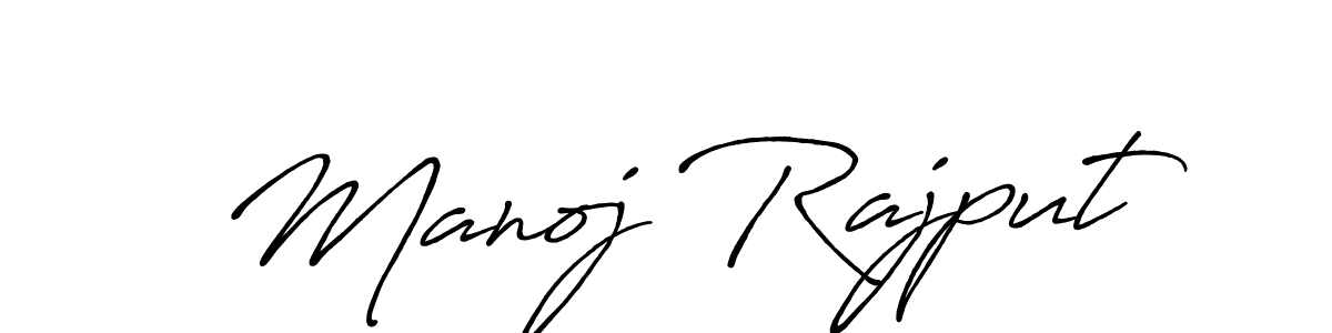 The best way (Antro_Vectra_Bolder) to make a short signature is to pick only two or three words in your name. The name Manoj Rajput include a total of six letters. For converting this name. Manoj Rajput signature style 7 images and pictures png