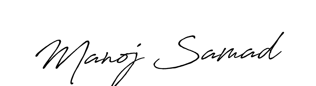 Manoj Samad stylish signature style. Best Handwritten Sign (Antro_Vectra_Bolder) for my name. Handwritten Signature Collection Ideas for my name Manoj Samad. Manoj Samad signature style 7 images and pictures png