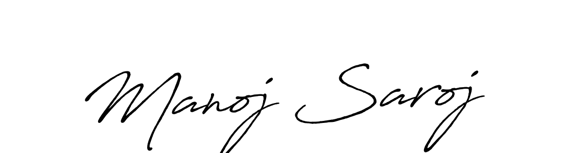 How to make Manoj Saroj signature? Antro_Vectra_Bolder is a professional autograph style. Create handwritten signature for Manoj Saroj name. Manoj Saroj signature style 7 images and pictures png