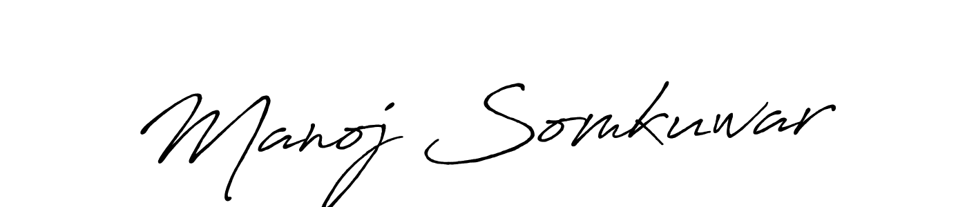 It looks lik you need a new signature style for name Manoj Somkuwar. Design unique handwritten (Antro_Vectra_Bolder) signature with our free signature maker in just a few clicks. Manoj Somkuwar signature style 7 images and pictures png