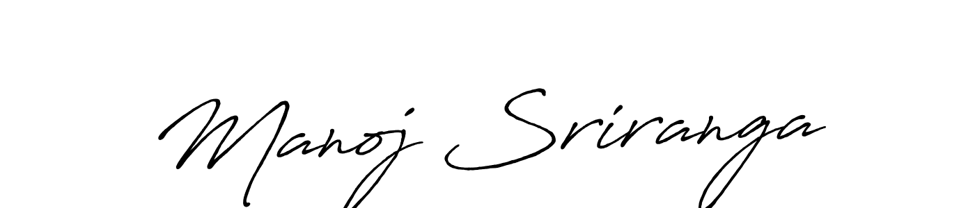 The best way (Antro_Vectra_Bolder) to make a short signature is to pick only two or three words in your name. The name Manoj Sriranga include a total of six letters. For converting this name. Manoj Sriranga signature style 7 images and pictures png