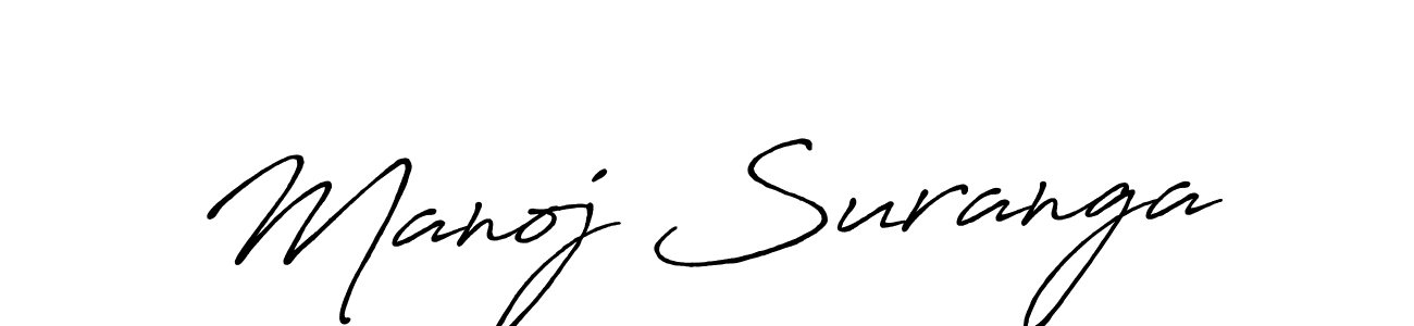 Make a short Manoj Suranga signature style. Manage your documents anywhere anytime using Antro_Vectra_Bolder. Create and add eSignatures, submit forms, share and send files easily. Manoj Suranga signature style 7 images and pictures png
