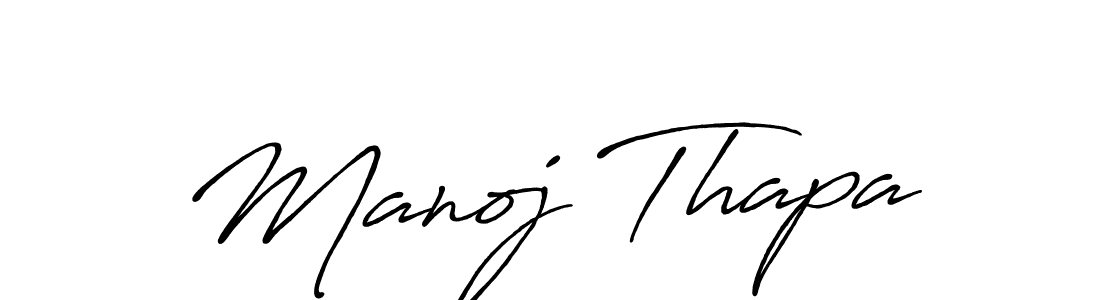 It looks lik you need a new signature style for name Manoj Thapa. Design unique handwritten (Antro_Vectra_Bolder) signature with our free signature maker in just a few clicks. Manoj Thapa signature style 7 images and pictures png